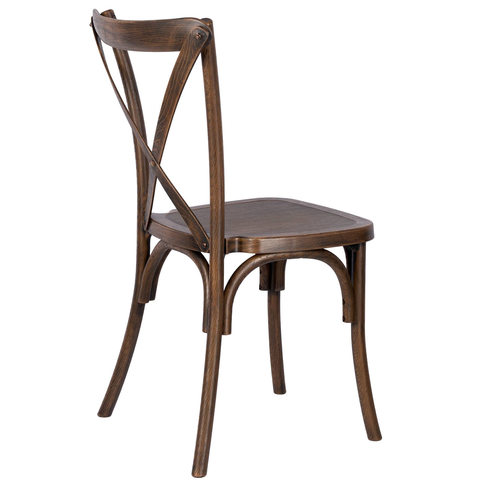 Fruitwood ToughResin™ WoodGrain Cross Back Chair