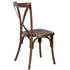 Fruitwood ToughResin™ WoodGrain Cross Back Chair