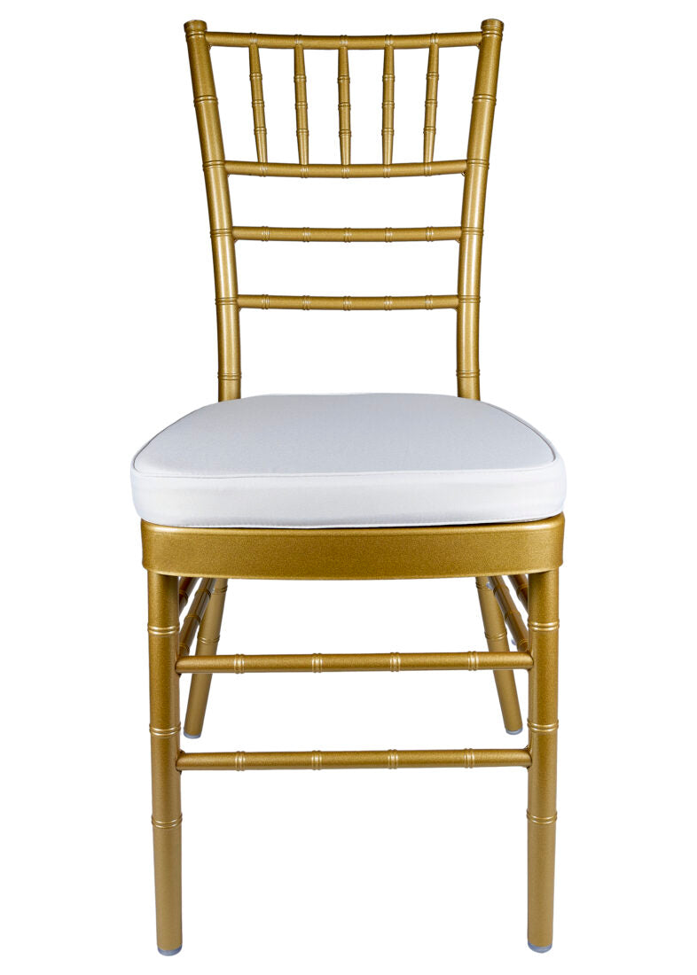 Gold Aluminum Chair with Cushion 1 CCAG-AX-T