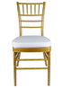 Gold Aluminum Chair with Cushion 1 CCAG-AX-T