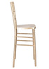 Sparkling Gold Glitter Champagne ToughWood Chiavari Bar Height Barstool BCWCHGSP-AX-T