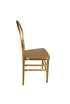 Gold Resin Infinity Chair Right by Chivari CIRG-ZG-T