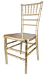 Gold ToughResin Chiavari Chair (Per Chair Price Shown – Sold only in Quantities of 4) Some Assembly Required