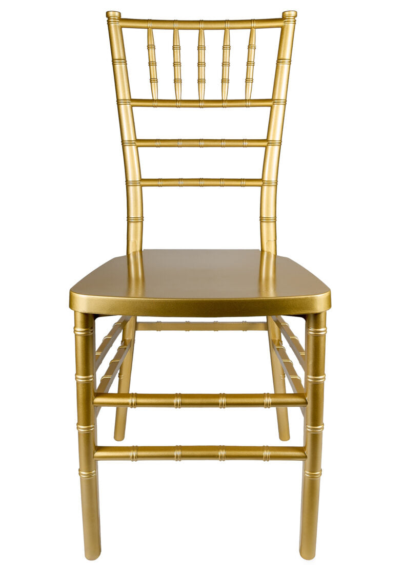 Gold ToughResin Chiavari Chair CCRG-MONO-AX-T