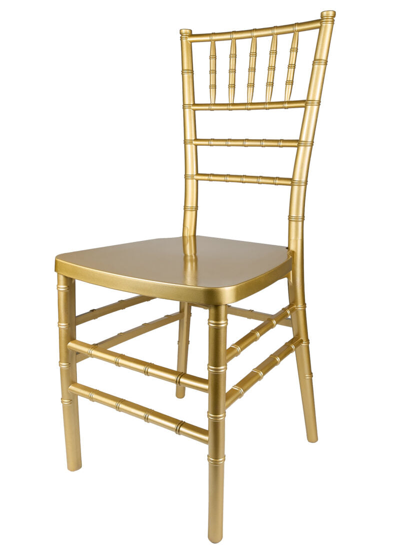 Gold ToughResin Chiavari Chair CCRG-MONO-AX-T