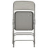 Gray Metal Folding Chair with Gray Vinyl Cushion (Per Chair Price Shown – Sold only in Quantities of 4)