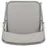 Gray Metal Folding Chair with Gray Vinyl Cushion (Per Chair Price Shown – Sold only in Quantities of 4)