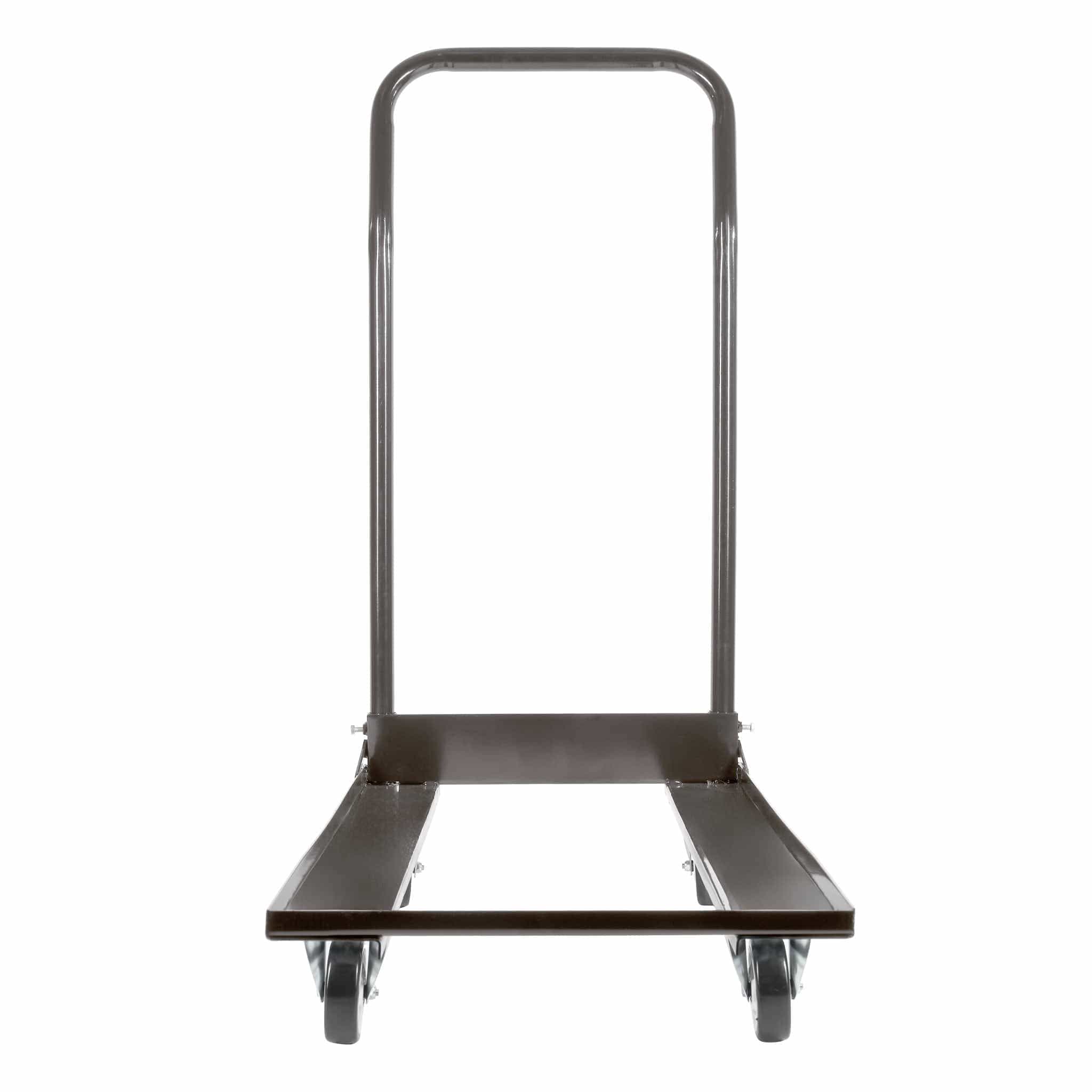 Steel Folding Chair Cart for Poly & Resin Folding Chairs - Warm Gray