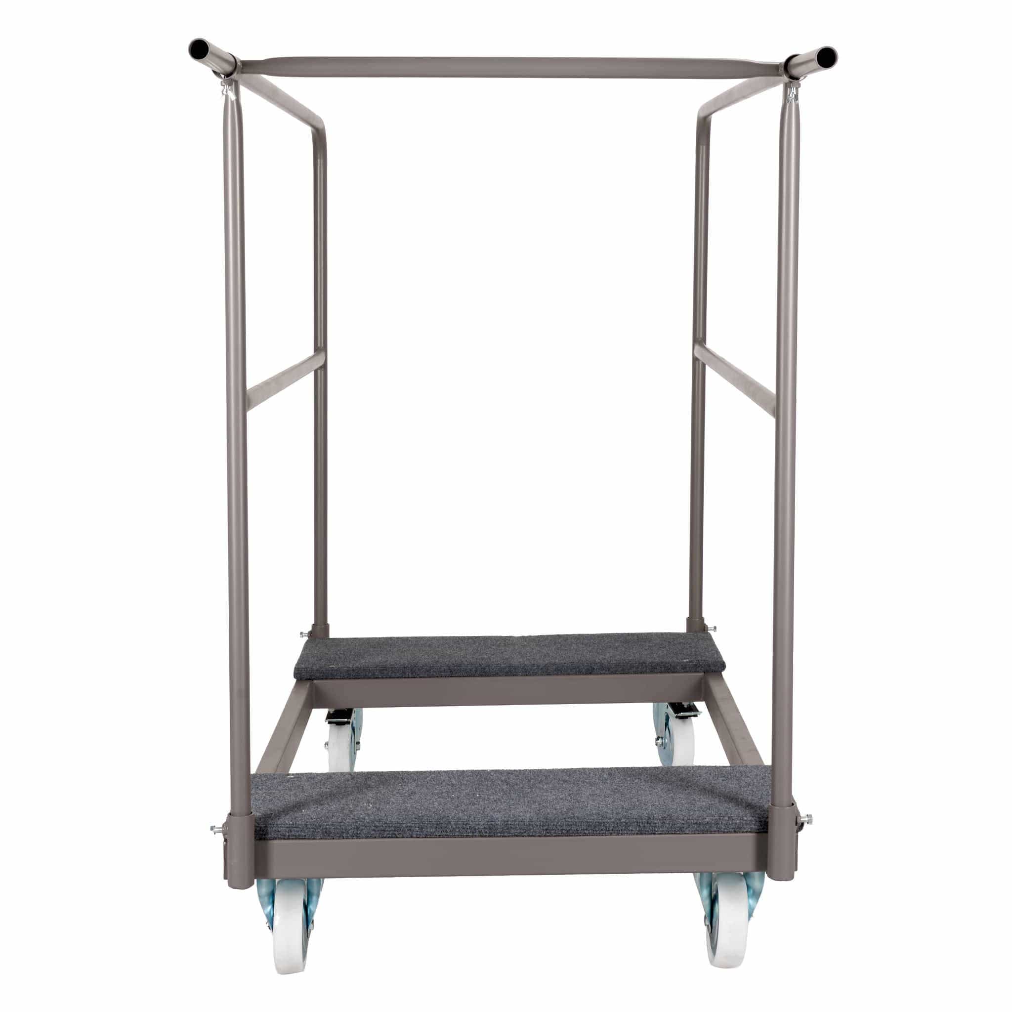 Chivari Steel Banquet Table Cart - Gray CART102G-AX-T
