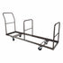 Extra Large Steel Folding Chair Cart for Poly Resin Bamboo and Wood Folding Chairs - Gray