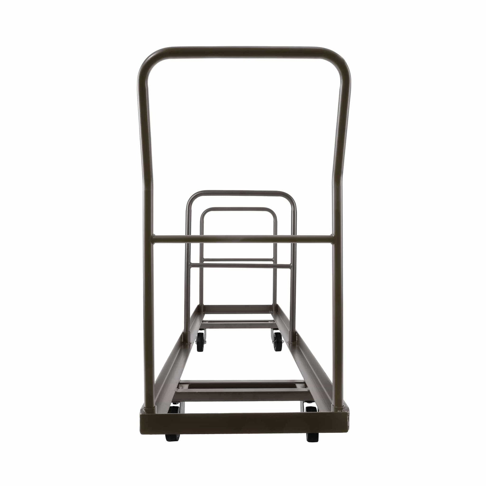 Extra Large Steel Folding Chair Cart for Poly Resin Bamboo and Wood Folding Chairs - Gray