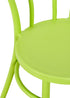 Lime Green Resin Bentwood Festive Chair