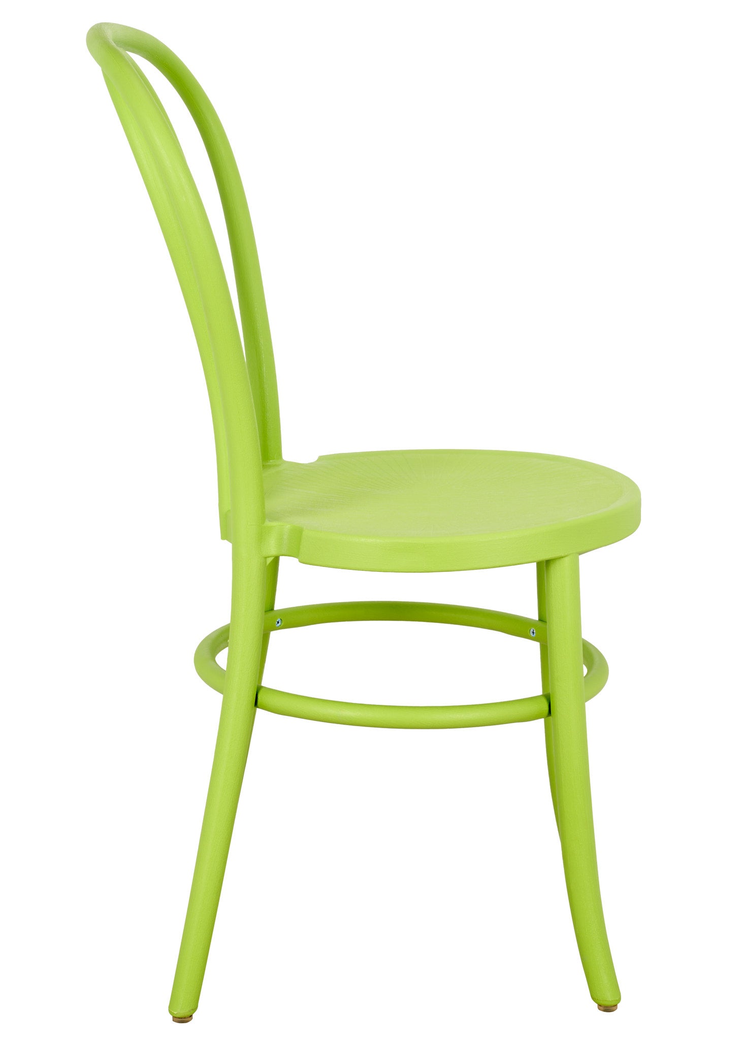 Lime Green Resin Bentwood Festive Chair