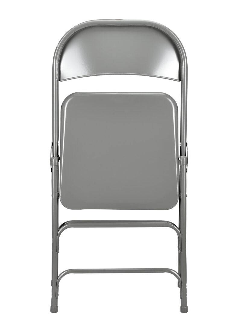 Grey Metal Folding Chair By Chivari CFMGR-CX-T