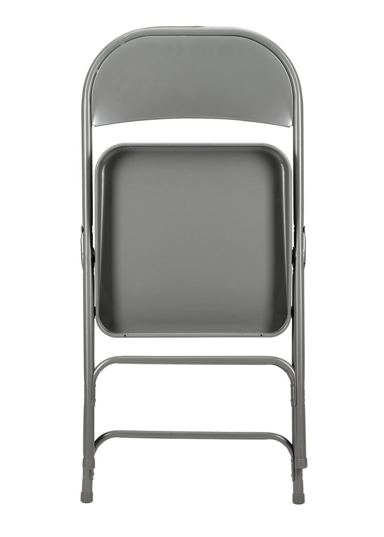 Grey Metal Folding Chair By Chivari CFMGR-CX-T