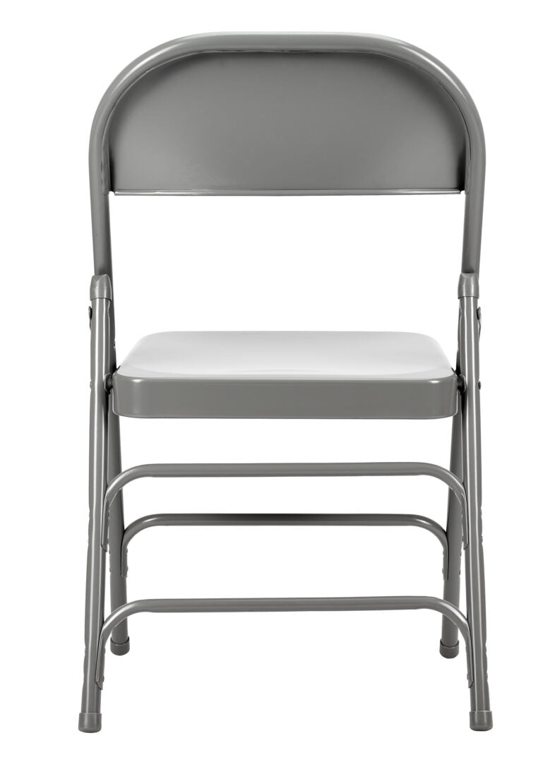 Grey Metal Folding Chair By Chivari CFMGR-CX-T