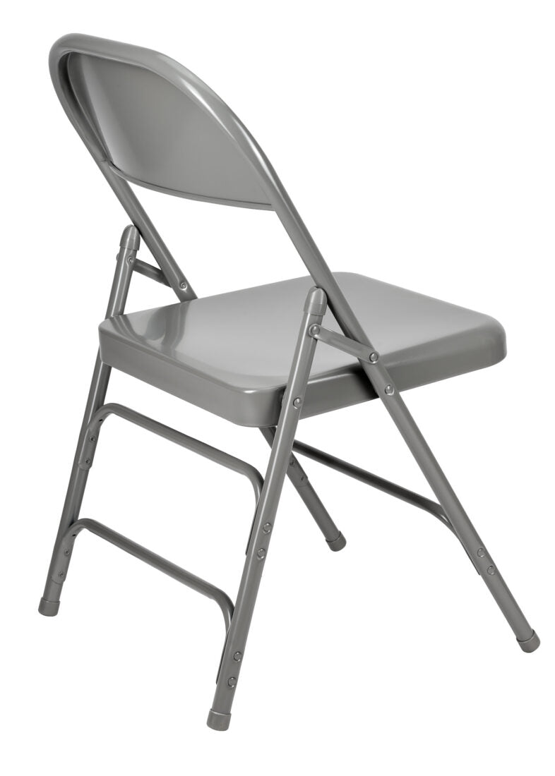 Grey Metal Folding Chair By Chivari CFMGR-CX-T