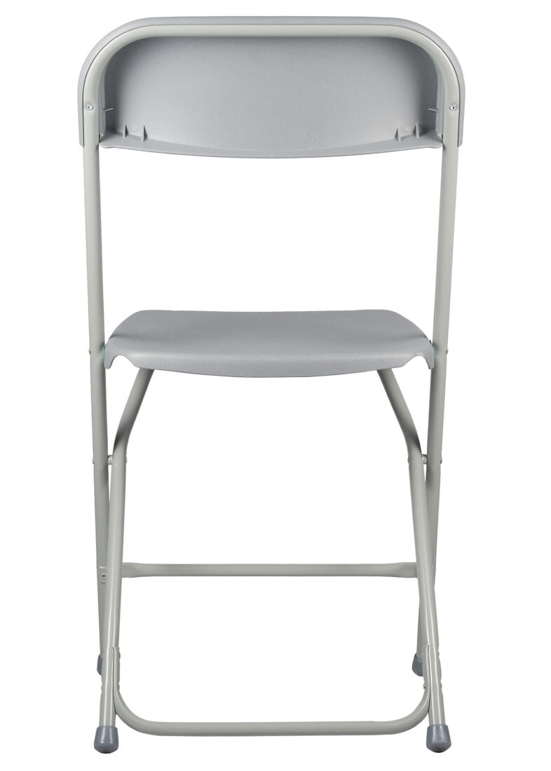 Gray Folding Chair (Steel-Poly Chair) CFPG-AX-T