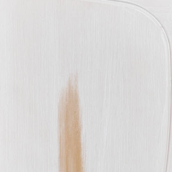 White Distressed Seat Swatch Sample for Crossback Chair