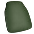 Hunter Green 1.75" Vinyl Panel Back Chiavari Cushion with SlipNot™ Technology