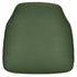 Hunter Green 1.75" Vinyl Panel Back Chiavari Cushion with SlipNot™ Technology