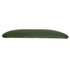 Hunter Green 1.75" Vinyl Panel Back Chiavari Cushion with SlipNot™ Technology