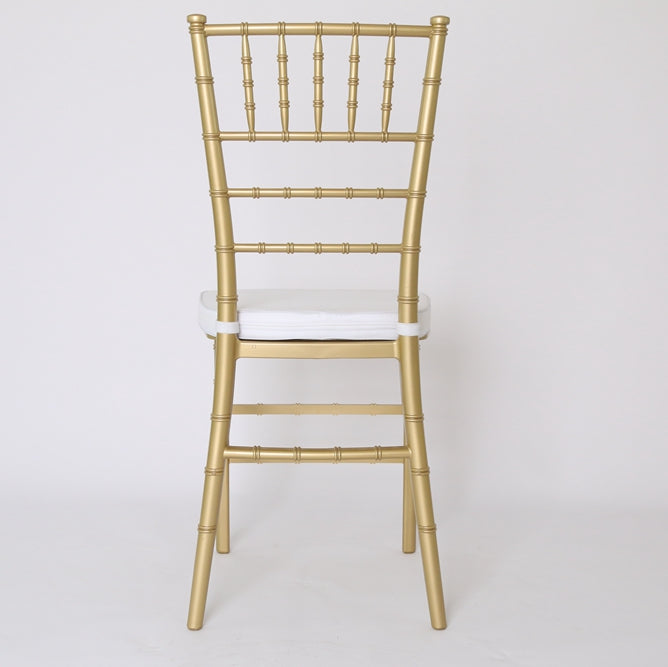 Gold Thinresin Chiavari Chairs with cushion CCRG-MONO-THIN-ZG-T