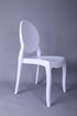 White Resin Sophia Ghost Chair Armless CGSRW-ZG-T