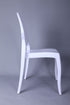 White Resin Sophia Ghost Chair Armless CGSRW-ZG-T