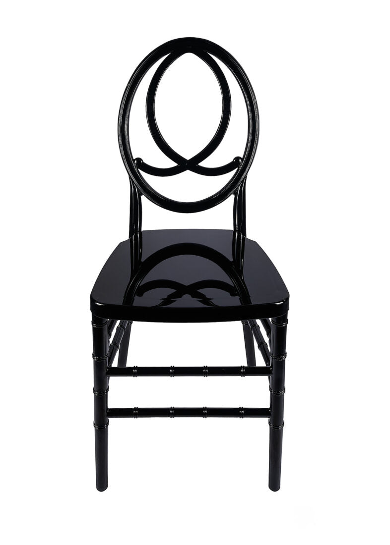 Black ToughResin™ Infinity Chair (Per Chair Price Shown – Sold only in Quantities of 4) Some Assembly Required