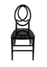 Black ToughResin™ Unassembled Infinity Chair (Per Chair Price Shown – Sold only in Quantities of 4)