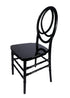 Black ToughResin™ Infinity Chair (Per Chair Price Shown – Sold only in Quantities of 4) Some Assembly Required