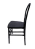 Black ToughResin™ Unassembled Infinity Chair (Per Chair Price Shown – Sold only in Quantities of 4)