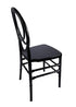 Black ToughResin™ Unassembled Infinity Chair (Per Chair Price Shown – Sold only in Quantities of 4)