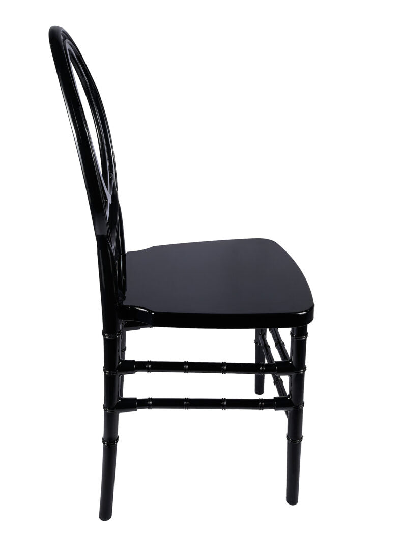 Black ToughResin™ Infinity Chair (Per Chair Price Shown – Sold only in Quantities of 4) Some Assembly Required