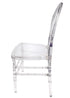 Clear Resin Infinity Chair left2 CIRCC-ZG-T