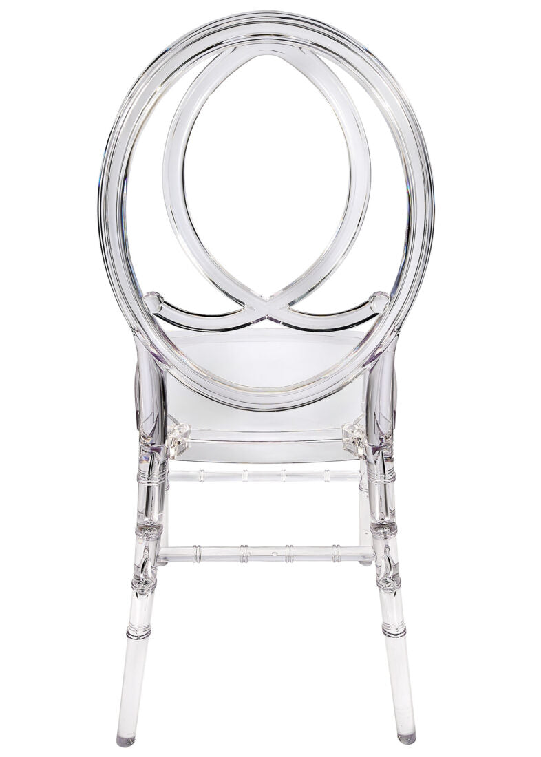 Clear Resin Infinity Chair Back CIRCC-ZG-T