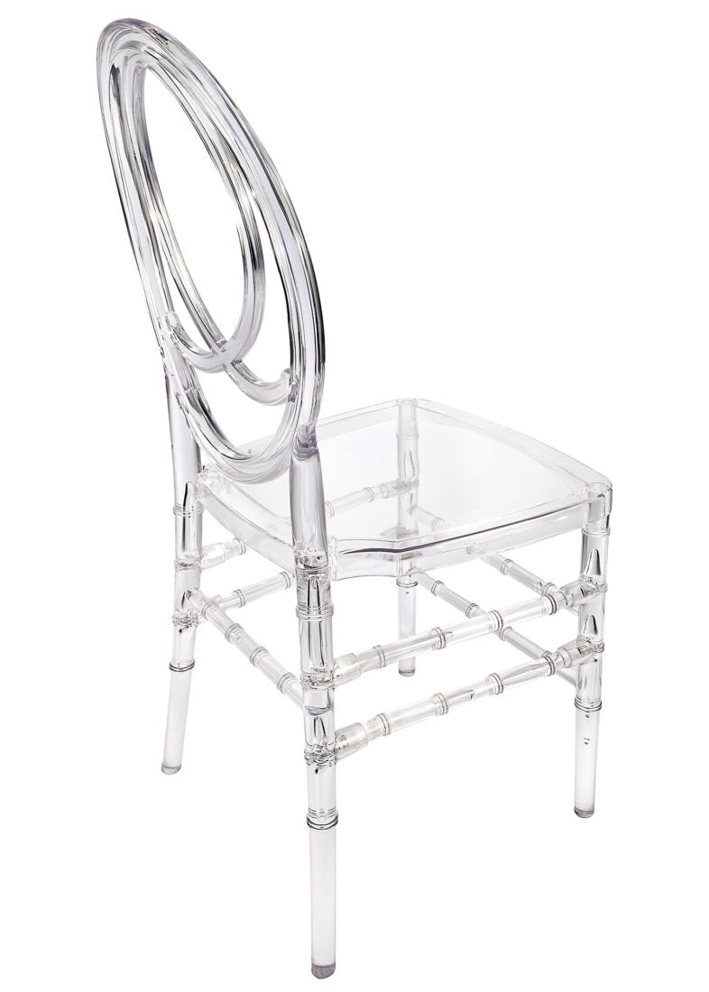 Clear Resin Infinity Chair Right1 CIRCC-ZG-T