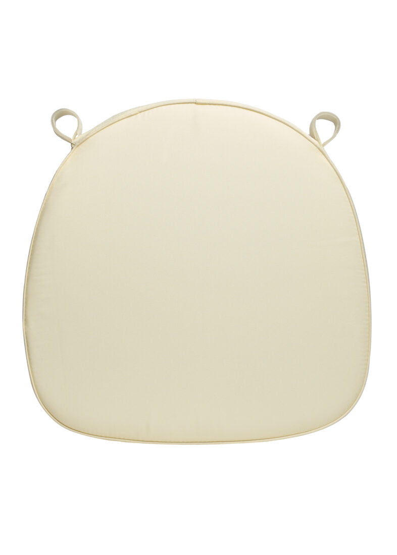 Ivory 2.0″ Thick Cross Back Chair Cushion by Chivari CUSHXSTRAP-IVY-AX-T