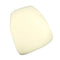 Ivory 1.75" Thick Fabric Panel Chiavari Chair Cushion