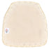 Ivory Vinyl Panel Back Chiavari Cushion with Bentley Stitching and SlipNot™ Technology