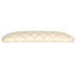 Ivory Vinyl Panel Back Chiavari Cushion with Bentley Stitching and SlipNot™ Technology