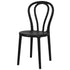 Kids Black Licorice Resin Bentwood Festive Chair