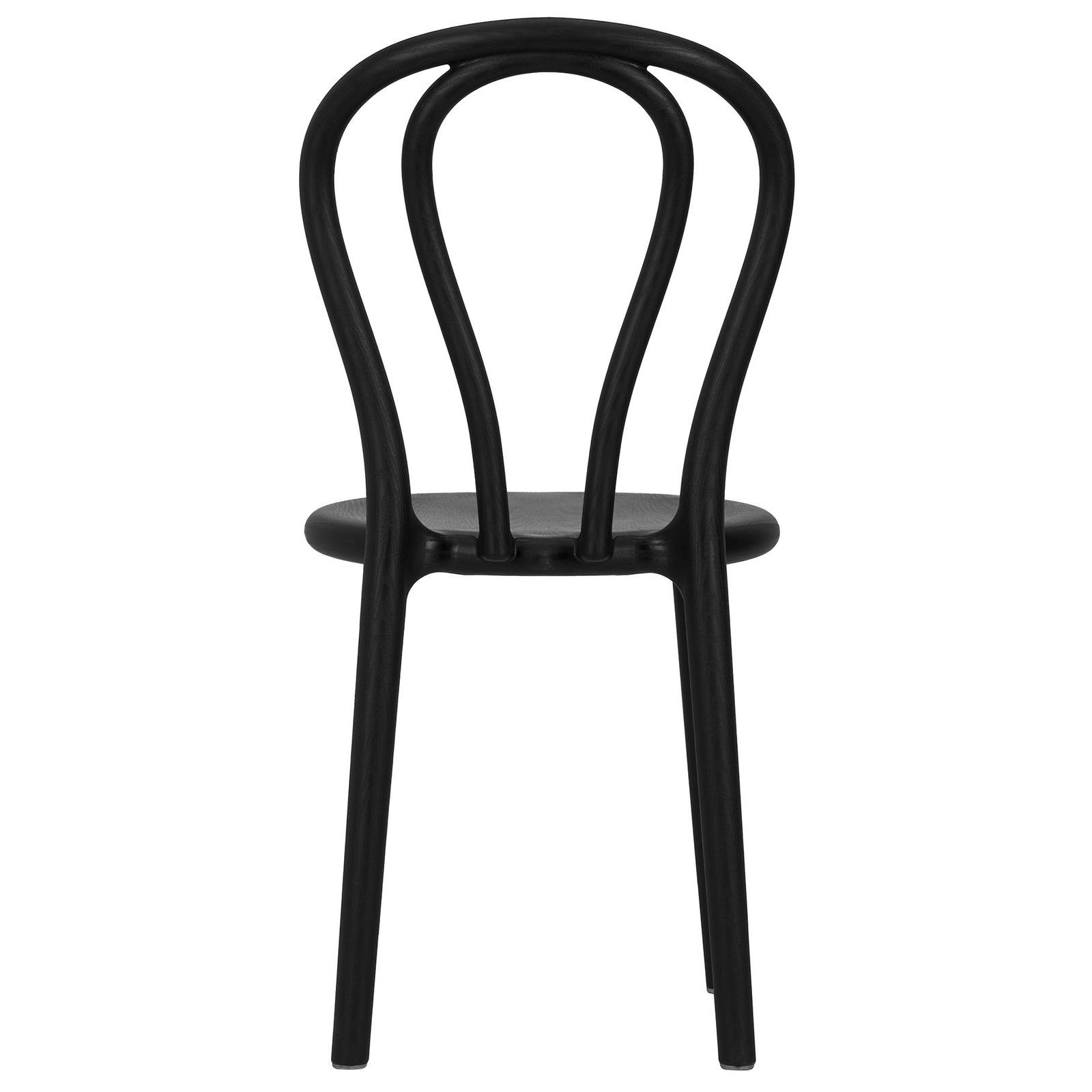 Kids Black Licorice Resin Bentwood Festive Chair