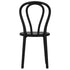 Kids Black Licorice Resin Bentwood Festive Chair