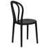 Kids Black Licorice Resin Bentwood Festive Chair