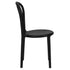 Kids Black Licorice Resin Bentwood Festive Chair