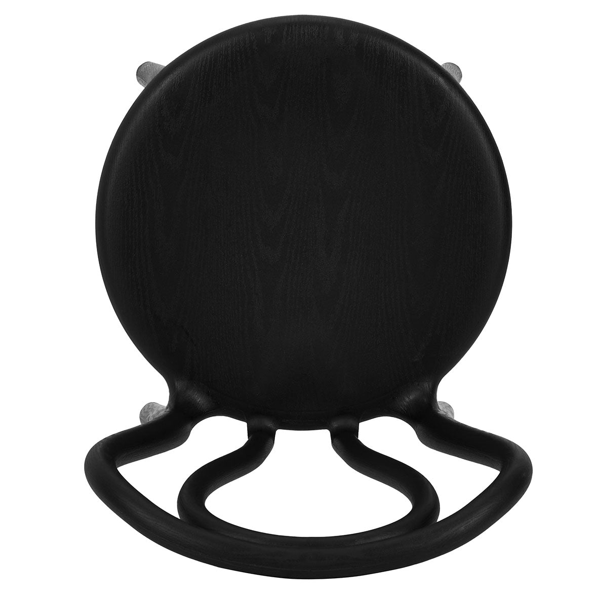 Kids Black Licorice Resin Bentwood Festive Chair