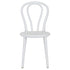 Kids Cool White Resin Bentwood Festive Chair