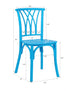 Kids Blue ToughResin™ Willow Chair
